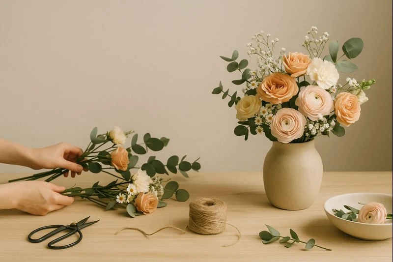 DIY fleurs et créations florales faites main