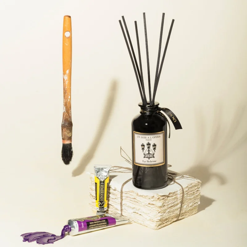 Diffuseur à tiges naturel parfum fleur d’oranger décoration intérieure