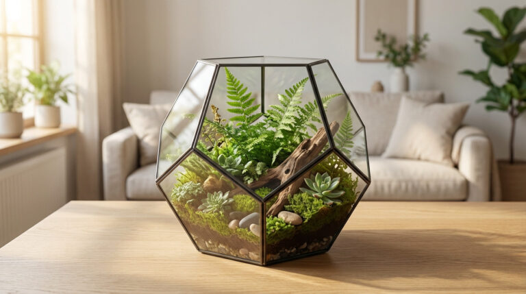 Terrarium décoratif : créer son jardin sous verre